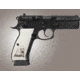 Hogue CZ 75 Scrimshaw Ivory Polymer - Eagle w/Talons 75024