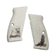 Hogue CZ 75 Scrimshaw Ivory Polymer - Eagle w/Talons 75024
