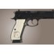 Hogue CZ 75 Scrimshaw Ivory Polymer - Aces w/Dice 75021