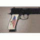 Hogue CZ 75 Scrimshaw Ivory Polymer - American Flag 75022
