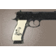Hogue CZ 75 Scrimshaw Ivory Polymer - Cobra Snake 75025