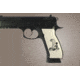 Hogue CZ 75 Scrimshaw Ivory Polymer - Cobra Snake 75025