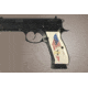 Hogue CZ 75 Scrimshaw Ivory Polymer - Eagle with Flag 75023