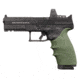 Hogue CZ P-10 F HandALL Beavertail Grip Sleeve, OD Green, 17801