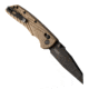 Hogue Deka Folding Knife, 3.25 in CPM MagnaCut Stainless Steel Wharncliffe Blade, Black Cerakote, Flat Dark Earth Glass Fiber Reinforced Polymer Handle, 24367