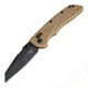 Hogue Deka Folding Knife, 3.25 in CPM MagnaCut Stainless Steel Wharncliffe Blade, Black Cerakote, Flat Dark Earth Glass Fiber Reinforced Polymer Handle, 24367