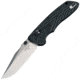 Hogue Deka Folding Knife, 3.25 in CPM 20CV Stainless Steel Wharncliffe Blade, Stone Tumbled, Black G10 Handle, 24279