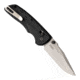 Hogue Deka Folding Knife, 3.25 in CPM MagnaCut Stainless Steel Clip Point Blade, Stone Tumbled, Black Glass Fiber Reinforced Polymer Handle, 24379