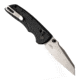 Hogue Deka Folding Knife, 3.25 in CPM MagnaCut Stainless Steel Wharncliffe Blade, Stone Tumbled, Black Glass Fiber Reinforced Polymer Handle, 24369