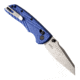 Hogue Deka Folding Knife, 3.25 in CPM MagnaCut Stainless Steel Wharncliffe Blade, Stone Tumbled, Blue Glass Fiber Reinforced Polymer Handle, 24363