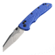 Hogue Deka Folding Knife, 3.25 in CPM MagnaCut Stainless Steel Wharncliffe Blade, Stone Tumbled, Blue Glass Fiber Reinforced Polymer Handle, 24363