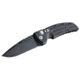 Hogue EX-A01 Automatic Tactical Folding Knife, 4in, 154CM Stainless Steel, Black Cerakote Drop Point Blade, Matte Black Aluminum Handle, 34110