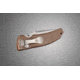 Hogue EX-03 3.5in Folder Drop Point Blade Tumble Finish Polymer Frame - Matte Brown 34373
