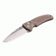 Hogue EX-03 3.5in Folder Drop Point Blade Tumble Finish Polymer Frame - Matte Brown 34373