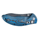 Hogue EX-04 4in Folder Upswept Blade Black Finish G-10 Frame - G-Mascus Blue Lava 34453