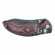 Hogue EX-04 4in Folder Upswept Blade Black Finish G-10 Frame - G-Mascus Red Lava 34452
