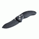 Hogue EX-04 4in Folder Upswept Blade Black Finish G-10 Frame - Solid Black 34450