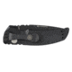 Hogue EX-A01 Automatic Tactical Folding Knife, 3.5in, 154CM Stainless Steel, Black Cerakote Drop Point Blade, Matte Black Aluminum Handle, 34130