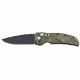 Hogue EX-A01 3.5in Automatic Folder Drop Point Blade Black Kote G-10 Frame,G-Mascus Green 34138