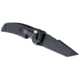 Hogue EX-A01 Automatic Tactical Folding Knife, 3.5in, 154CM Stainless Steel, Black Cerakote Tanto Blade, Matte Black Aluminum Handle, 34120