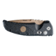 Hogue EX-A01 Sig Emperor Scorpion Automatic Folding Knife,  3.5in, 154CM Stainless Steel, Drop Point Blade, FDE PVD, G-10 Frame Solid Black FDE Sig Medallion, 36130