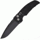 Hogue EX-A01 Automatic Tactical Folding Knife, 3.5in, 154CM Stainless Steel, Black Cerakote Drop Point Blade, G-Mascus Black G10 Handle, 34139