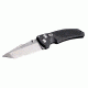 Hogue EX-A03 3.5in Automatic Folder Drop Point Blade Tumbled Finish Polymer Frame,Matte Black 34336