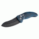 Hogue EX-A04 3.5in. Auto Folder Upswept Blade Black Finish G-10 Frame, G-Mascus Blue Lava 34433