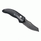Hogue EX-A04 Sig Tactical Automatic Folding Knife, 3.5in, Wharncliffe Blade, Grey PVD, G-10 Frame Solid Black/Black Sig Medallion, 36422