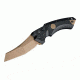 Hogue EX-A05 Sig Emperor Scorpion Automatic Folding Knife, 3.5in, Wharncliffe Blade, FDE PVD Finish, Black Aluminum/G10 Frame, 36520