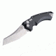 Hogue Ex-a05 4inch Folder Cpm154 Wharncliffe Blade Tumbled Finish - Black Aluminum Frame - 34500