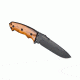 Hogue EX-F01 5 1/2in. Fixed Drop Point Blade A-2 Black Kote Wood Scales, Coco Bolo 35176
