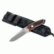 Hogue EX-F01 5.5in Sig Fixed Drop Point Blade, A-2 Bead Blast, Clear Finish, Black Sheath, Reinforced Rosewood Scales Sig Medallion 37175