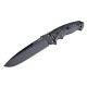 Hogue EX-F01 7in Fixed Drop Point Blade A-2 Black Kote G-10 Scales - G-Mascus Black 35159