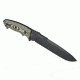 Hogue EX-F01 7in Fixed Drop Point Blade A-2 Black Kote G-10 Scales - G-Mascus Green 35158