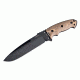 Hogue EX-F01 7in Fixed Drop Point Blade A-2 Black Kote G-10 Scales - G-Mascus Tan 35157