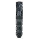Hogue EX-F01 7in Fixed Tanto A-2 Steel Blade w/Black Automatic Retention Sheath, Black Finish, G10 Solid Black Scales, 35109