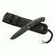 Hogue EX-F01 Fixed Blade Knife w/ 5.5in Drop Point Blade &amp; G-10 G-Mascus Black Handle