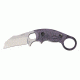 HOGUE EX-F03 Hawkbill Blade 2.25in. G10 G-Mascus Purple Scales 6.5in. OAL 2 Black Sheath Combo, Purple 35328