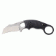 HOGUE EX-F03 Hawkbill Blade 2.25in. G10 Solid Black Scales 6.5in. OAL 2 Black Sheath Combo, Black 35329