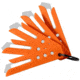 Hogue Expel Blade Guard, Orange Nylon, High Carbon Steel Blade, 5 Guards &amp; 1 Key Ring, 167674
