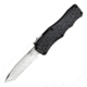 Hogue Exploit Automatic Folding Knife, 3.5in, CPM S30V Stainless Steel, Tanto Blade, Stone Tumbled, Matte Black Aluminum Handle, 34040