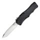 Hogue Exploit Automatic Folding Knife, 3.5in, CPM S30V Stainless Steel, Tanto Blade, Stone Tumbled, Matte Black Aluminum Handle, 34040
