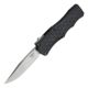 Hogue Exploit Automatic Folding Knife, 3.5in, CPM S30V Stainless Steel, Clip Point Blade, Stone Tumbled, Matte Black Aluminum Handle, 34050