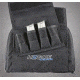 HOGUE Gear Medium Pistol Bag w/ Front Pocket and 4 Magazine Pouch, Black 9in. Tall 12in. Long 59240