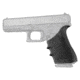 Hogue Glock HandAll Beavertail Grip Sleeve, Glock 17/17L/19X/34/34 MOS, Gen 1/2/5, Black, 17020