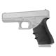 Hogue Glock HandAll Beavertail Grip Sleeve, Glock 17/17L/19X/34/34 MOS, Gen 1/2/5, Black, 17020