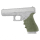 Hogue Glock HandAll Beavertail Grip Sleeve, Glock 17/17L/19X/34/34 MOS, Gen 1/2/5, OD Green, 17021