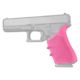 Hogue Glock HandAll Beavertail Grip Sleeve, Glock 17/17L/19X/34/34 MOS, Gen 1/2/5, Pink, 17027