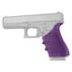 Hogue Glock HandAll Beavertail Grip Sleeve, Glock 17/17L/19X/34/34 MOS, Gen 1/2/5, Purple, 17026